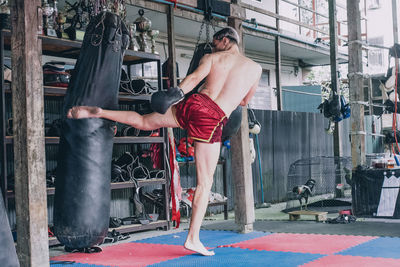 Muaythai training