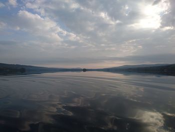 View of clouds over water