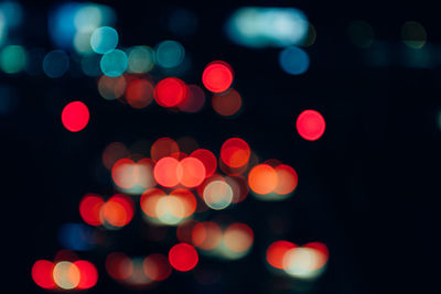 Defocused image of lights at night