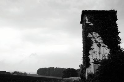 Low angle view of castle against sky