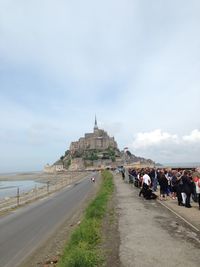 View of road against sky