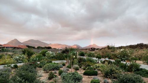 Panoramic view of landscape against sky