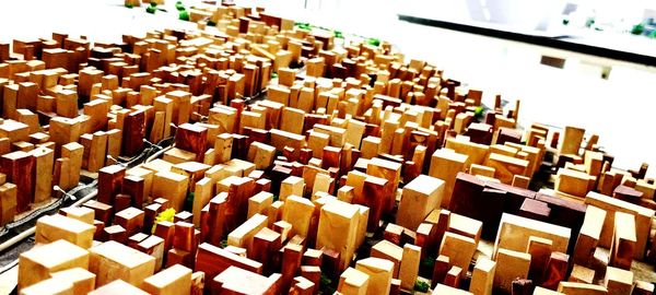 large group of objects