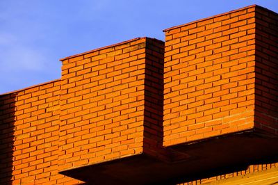 Low angle view of building against sky