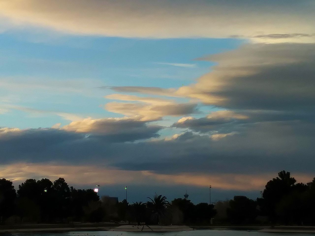 SCENIC VIEW OF SILHOUETTE TREES AGAINST SKY DURING SUNSET