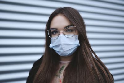 Portrait of beautiful young woman