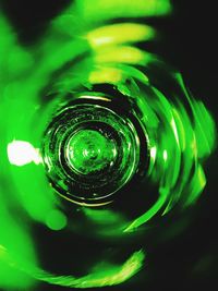 Close-up of glass of bottle