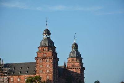 Historic building against sky, in aschaffenburg, bavaria, germany 