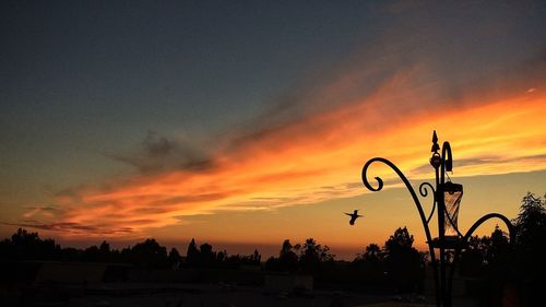 Scenic view of sky at sunset