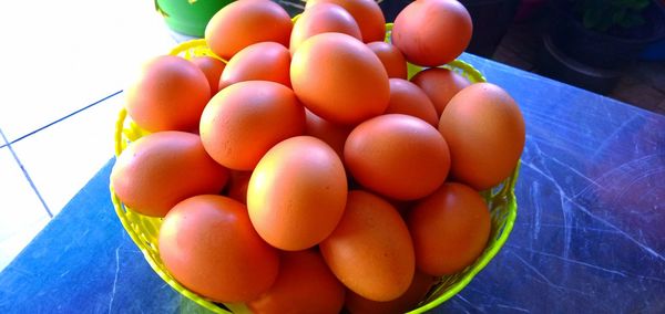 High angle view of tomatoes