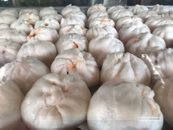 Full frame shot of onions for sale