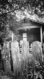 Close-up of old wooden wall
