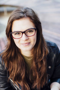 Portrait of a smiling young woman