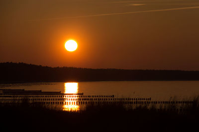 Scenic view of sunset