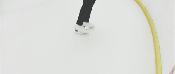 Low section of woman