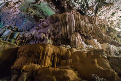 Low angle view of cave