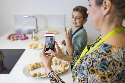 People holding mobile phone