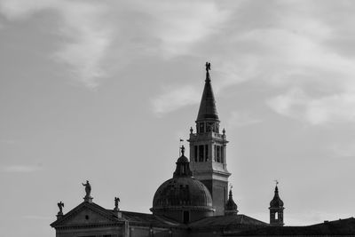 View of building against cloudy sky