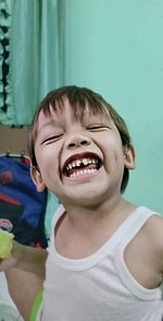 Portrait of smiling boy