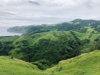 Scenic view of landscape against sky