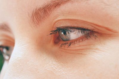 Extreme close up of human eye