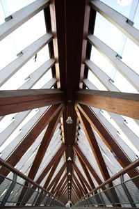 Low angle view of ceiling
