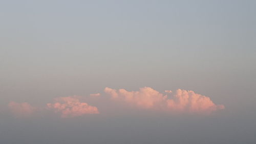 Low angle view of clouds in sky