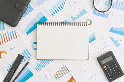 Directly above shot of objects on table