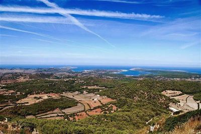 Aerial view of landscape