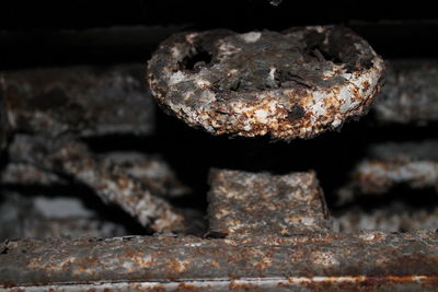 Close-up of rusty metal