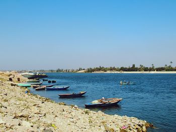 Fishing in nile river