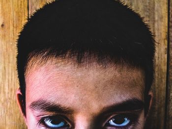 Close-up portrait of woman