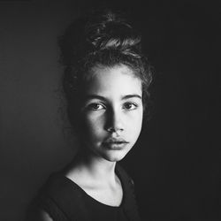 Regal portrait of a girl