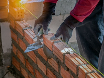 Man working on wood