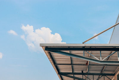 Low angle view of building against sky