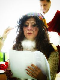 Close-up portrait of a man