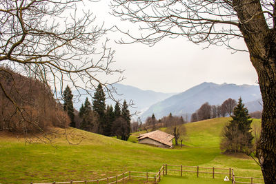 Scenic view of landscape against sky