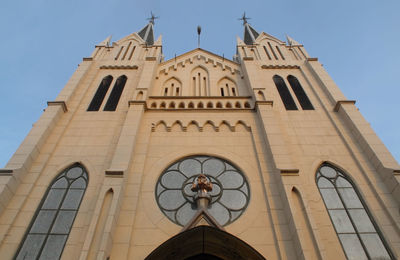 Low angle view of building against sky