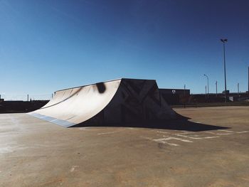 Ramp in skatepark