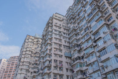 Low angle view of building against sky