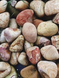 Full frame shot of stones