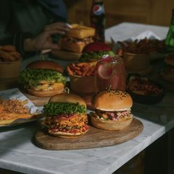 Close-up of food in plate on table