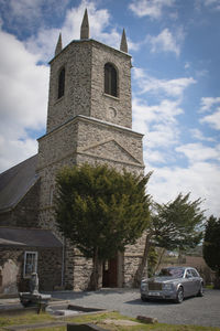 Low angle view of building against sky