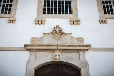 Low angle view of historical building