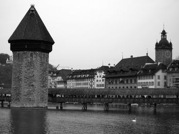 View of buildings at waterfront