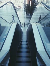Staircase of escalator