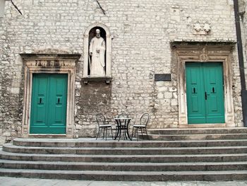 Facade of building