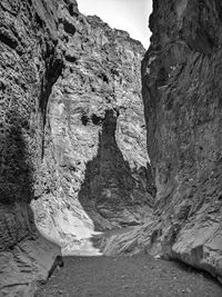 Rock formations in canyon