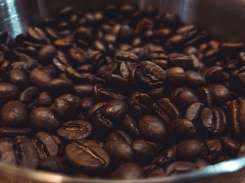 Close-up of coffee beans