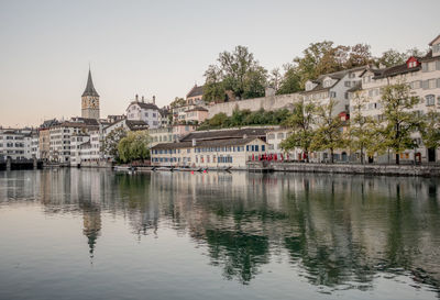 Buildings at waterfront